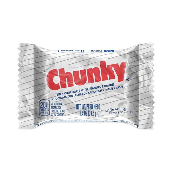 Nestl Chunky Bar, Individually Wrapped, 14 oz, PK24, 24PK 414664